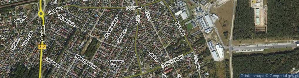 Zdjęcie satelitarne Ludowa ul.